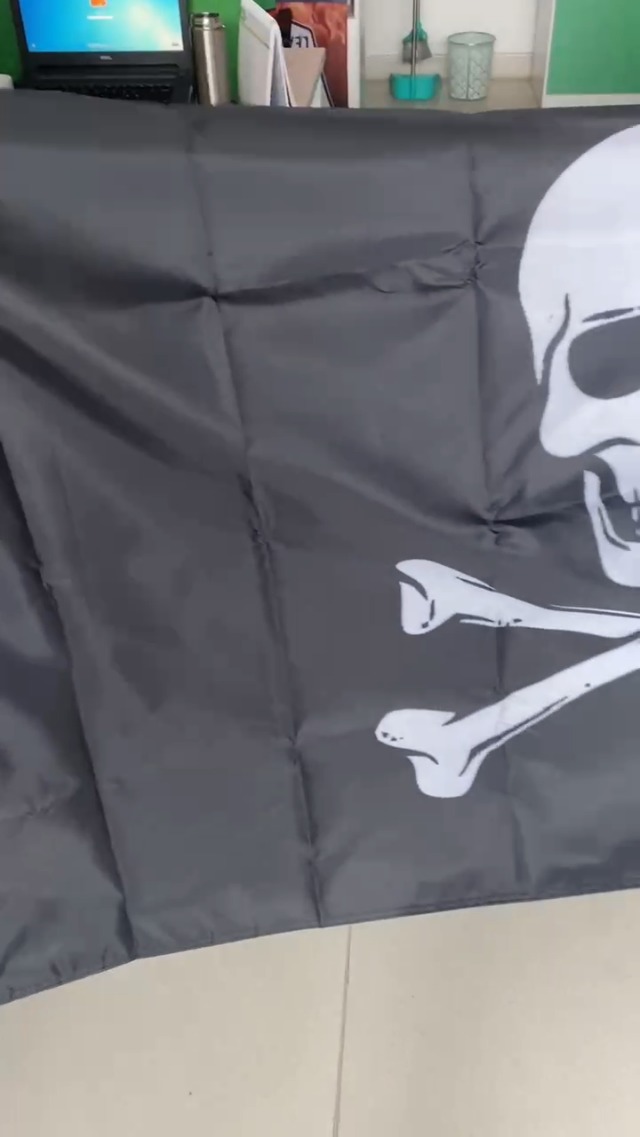 Amazon.com : ANCONINE Double Sided Pirate Jolly Roger Skull Flag