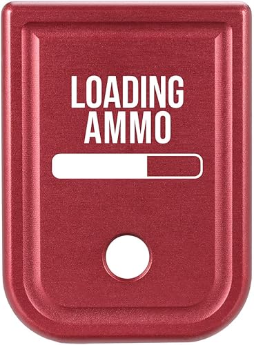 Vista 128 de NDZ Performance Placa base de cargador para Glock 17 19 19X 22 23 24 26 27 31 32 33 34 35 37 38 39 45 Gen 1-4 0.354 in .40 S&W de aluminio anodizado