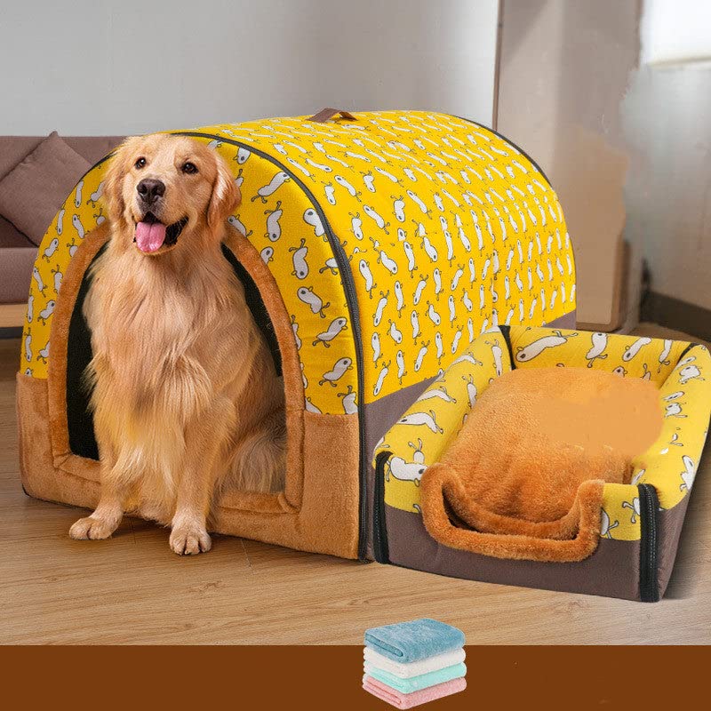 Grande niche pour chien extérieur imperméable grand gabarit
