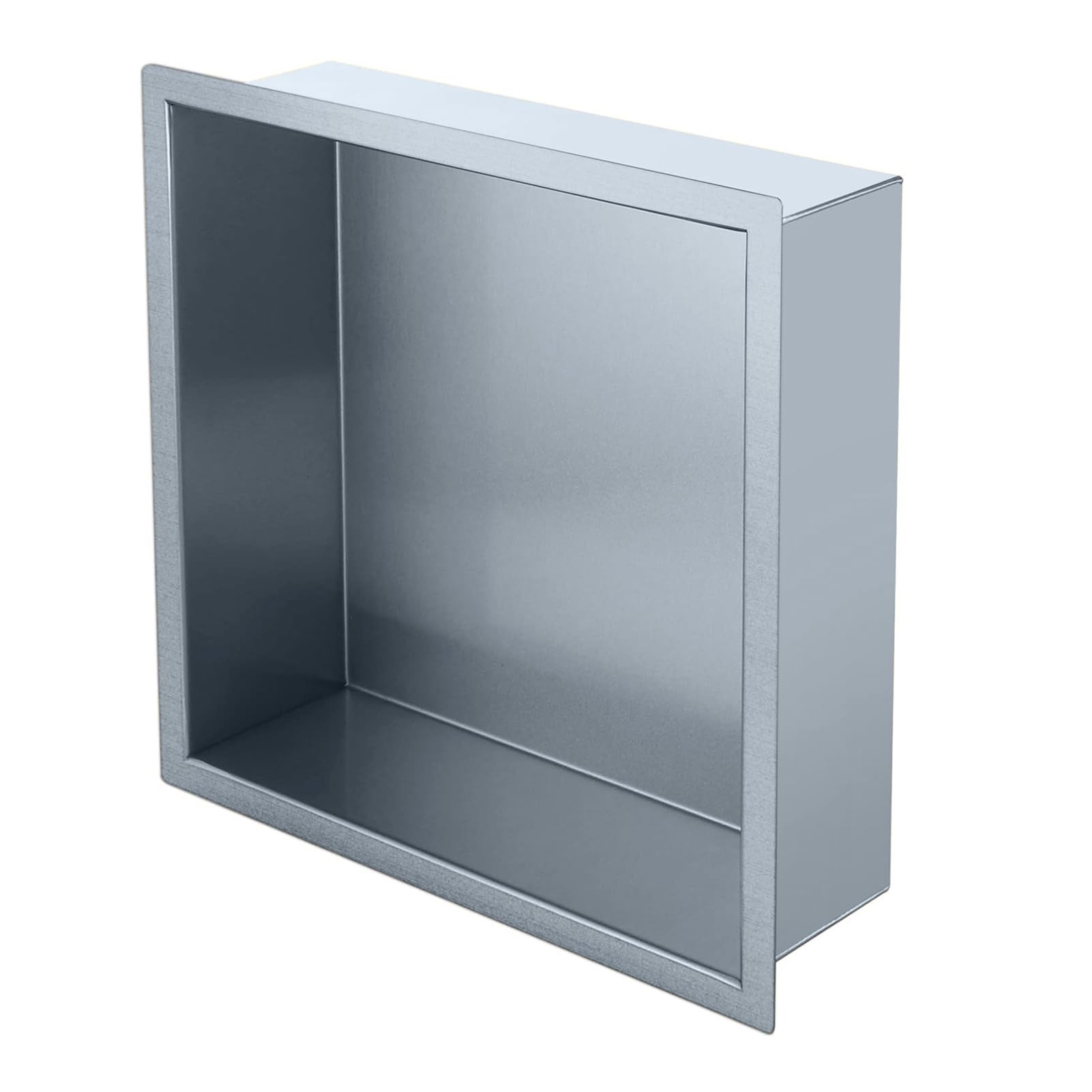 Matte Black 304 Stainless Steel Shower Niche Shelf - Recessed Bathroom Wall Caddy 12 5x4 9in Single Layer