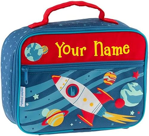 Miniatura 3 de Stephen Joseph Lonchera personalizada  Bolsa de almuerzo de barco cohete  Lonchera espacial  Suministros de regreso a clases  Bolsa aislada para