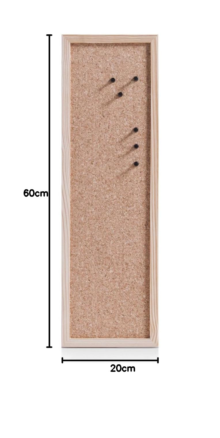Zeller 11115 tablica pinowa 20 x 60 cm naturalna