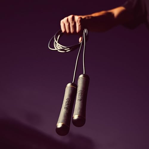 Miniatura 6 de GRIND  Cuerda de saltar  Flotador ajustable  Sin enredos, velocidad rápida con rodamientos de bolas  Asas ergonómicas de agarre suave  Cuerda de