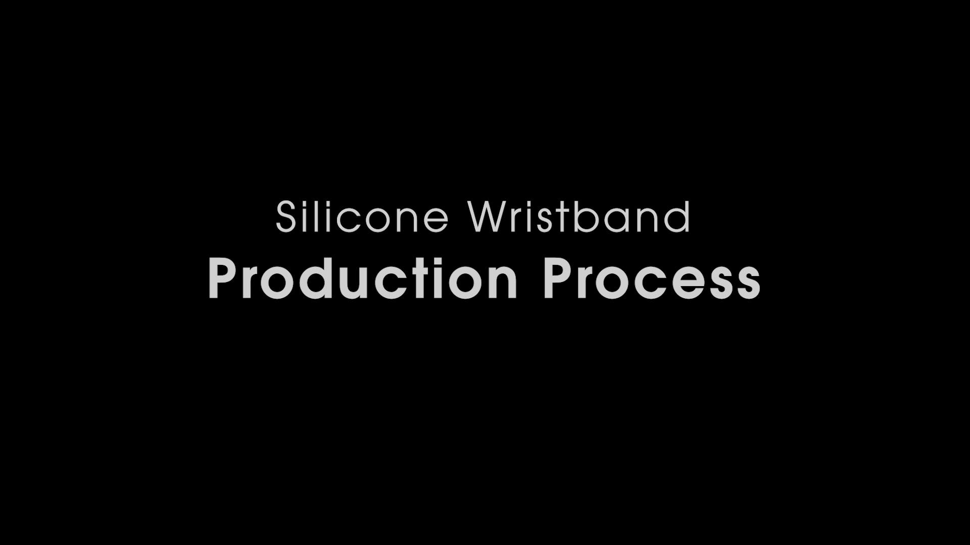 silicone wristband production process on Amazon Live