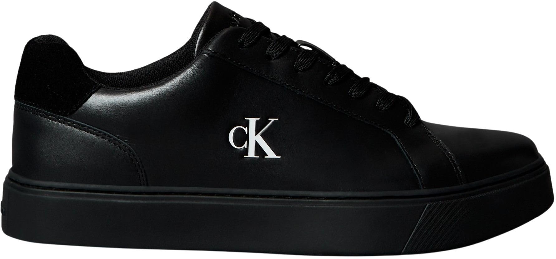 Calvin Klein Herren Cupsole Sneaker Classic Laceup aus Leder