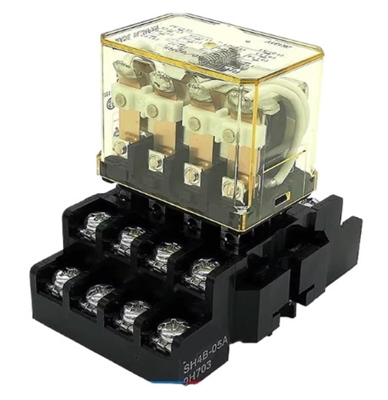 YMUGUEGH RH4B-UAC220V contact small power relay set