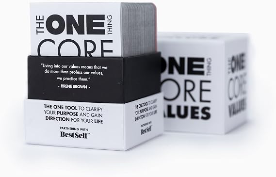 The ONE Thing A Powerful Self-Discovery and Personal Growth Tool Core Values Deck