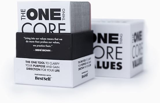 The ONE Thing A Powerful Self-Discovery and Personal Growth Tool Core Values Deck