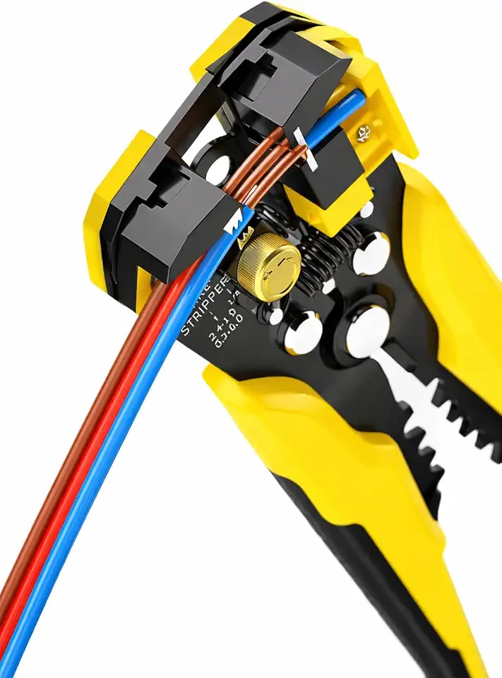 Alicate Decapador de Fios Automático Profissional 3 em 1 Crimpar Cortar Descascar Cabos 0.2 a 6mm Ferramenta Elétrica Multiuso