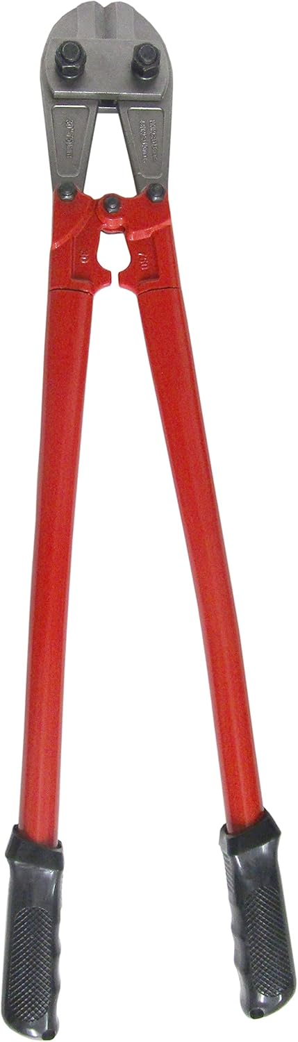 1/2" Chain and Bolt Cutters | Two Hand Operation | 36" Overall Length | Alloy Steel Industrial Strength Professional Use
