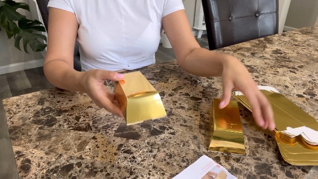 Amazon.com: UnicoPak 90 Pack Gold Bar Gift Boxes Party Favors