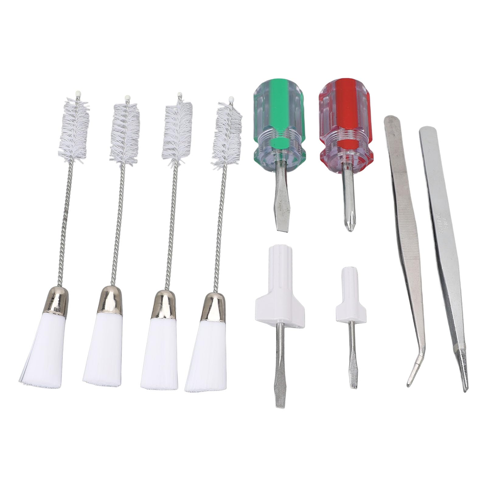 10Pcs Sewing Machine Cleaning Tool Set Cross Double Head Brush Kit Screwdriver for Textile Machine Device, Attachments