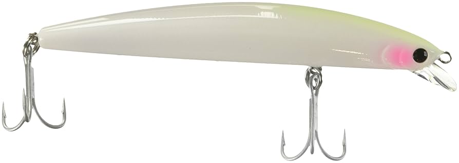 Amazon.com : Daiwa Salt Pro Minnow DSPM13F48 Ghost White