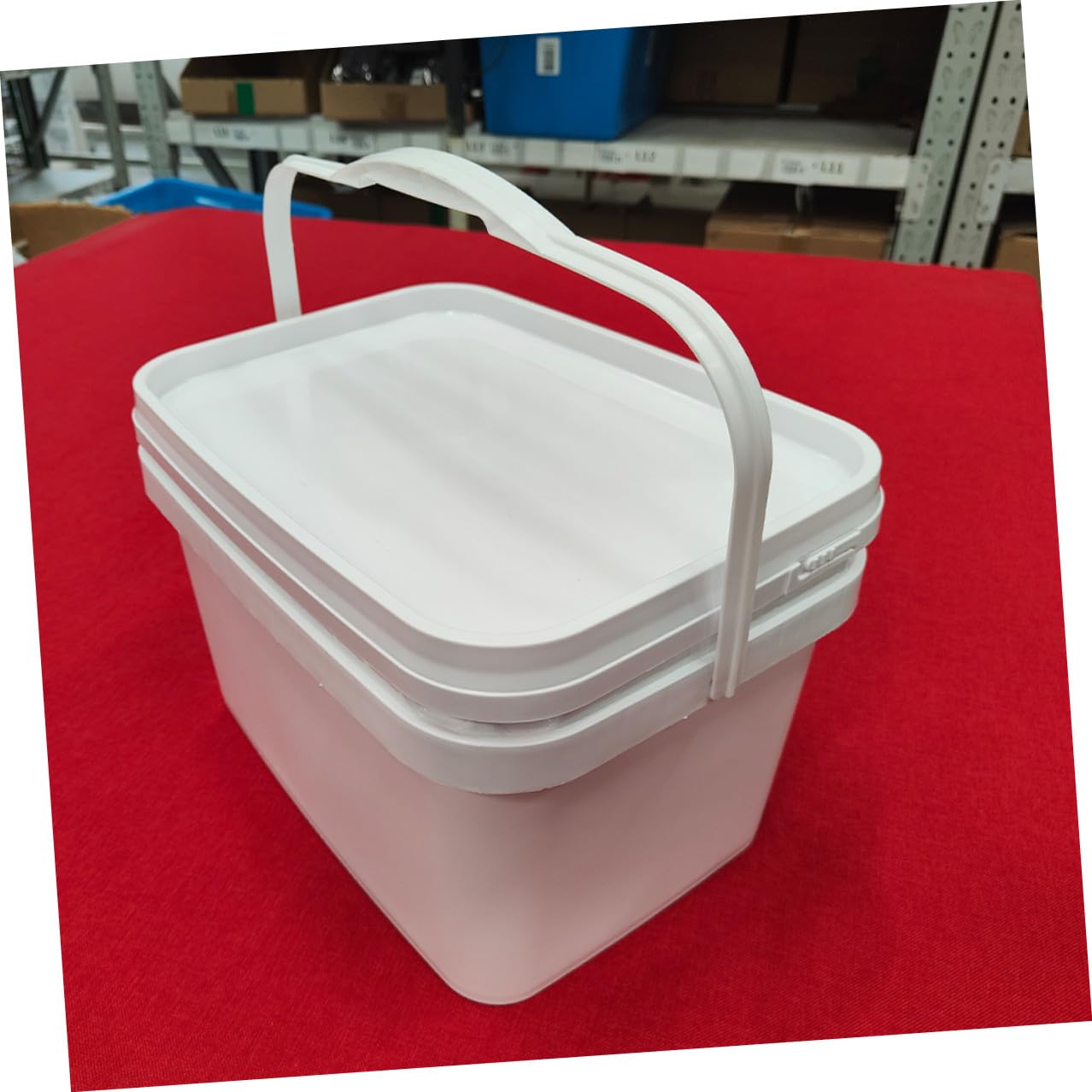 Secchio per Vernice con Coperchio e Maniglia Contenitore in PP Resistente per Stoccaggio Vernice e Pigmenti Bidone Multiuso per Uso Domestico e Attività Esterne