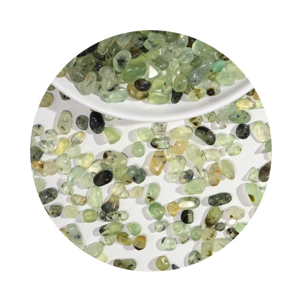 Cristal Natural en bruto, 100 g/paquete, Chips de cuarzo de uva verde Natural, grava, cristal de roca, piedras preciosas, acuario pulido, decoración de la habitación del hogar Inicio Colecciones ( Col