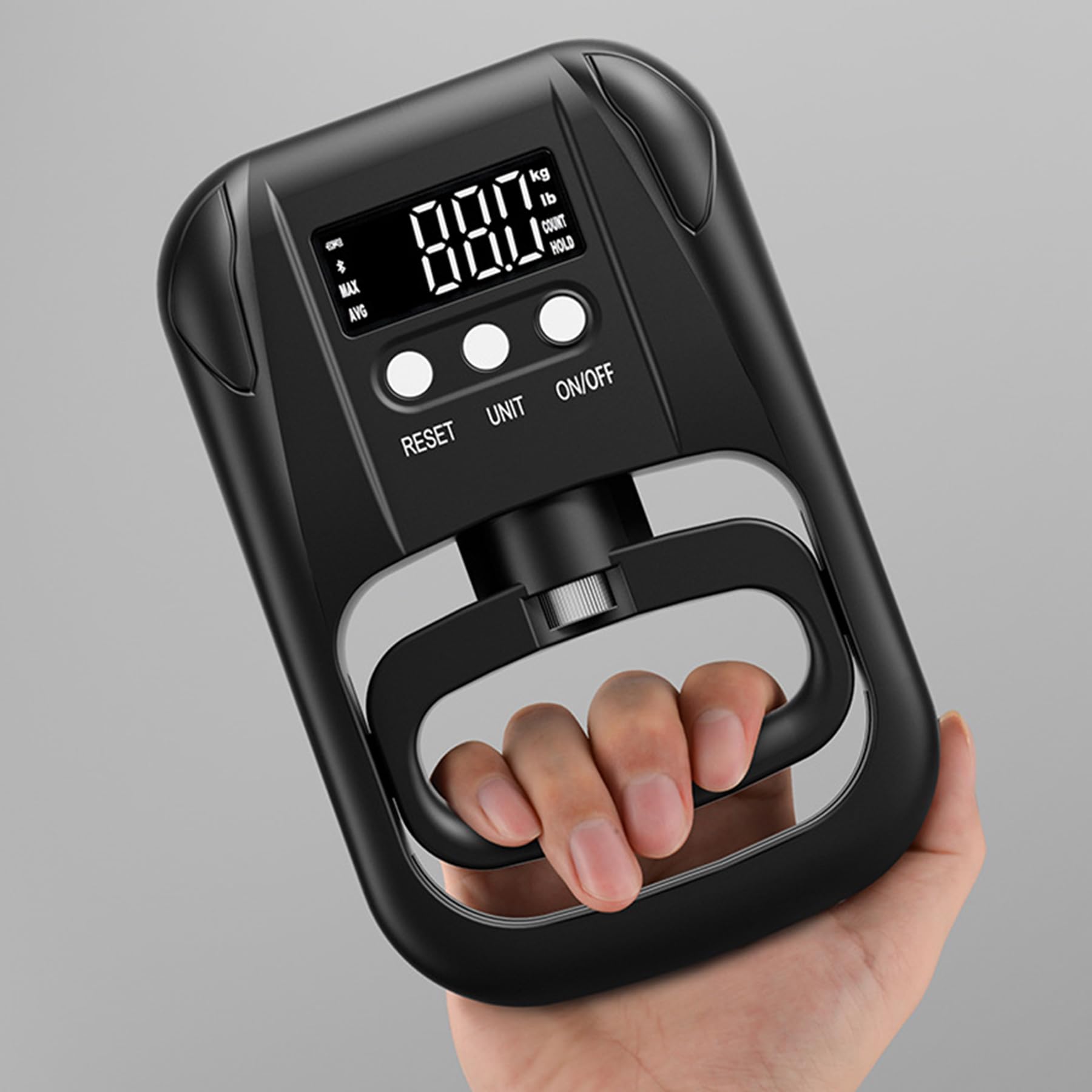 Grip Strength Tester, Hand Grip Dynamometer,260lbs/120kg Grip strengthener with Adjustable Resistance,for Sports Home School Use