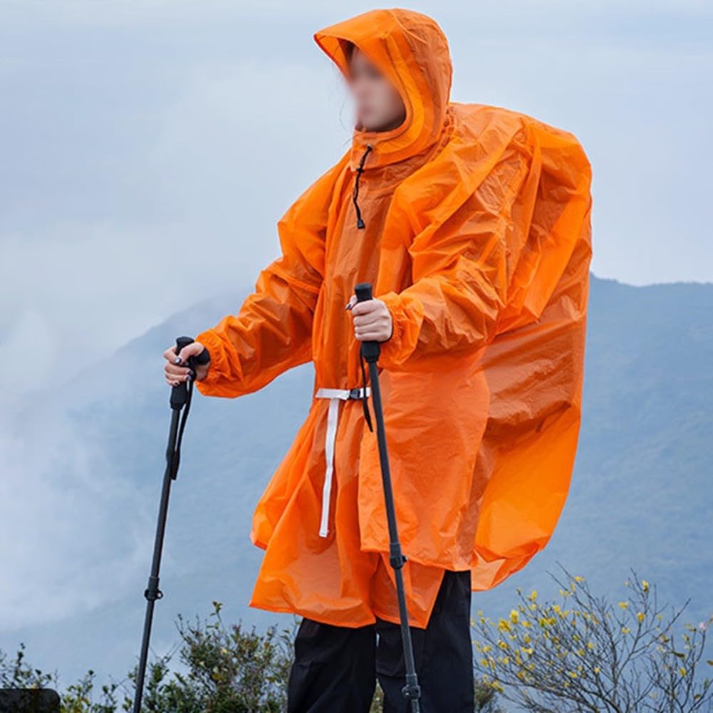 Funda para mochila e impermeable ultraligero diseñado para actividades al aire libre (naranja S)