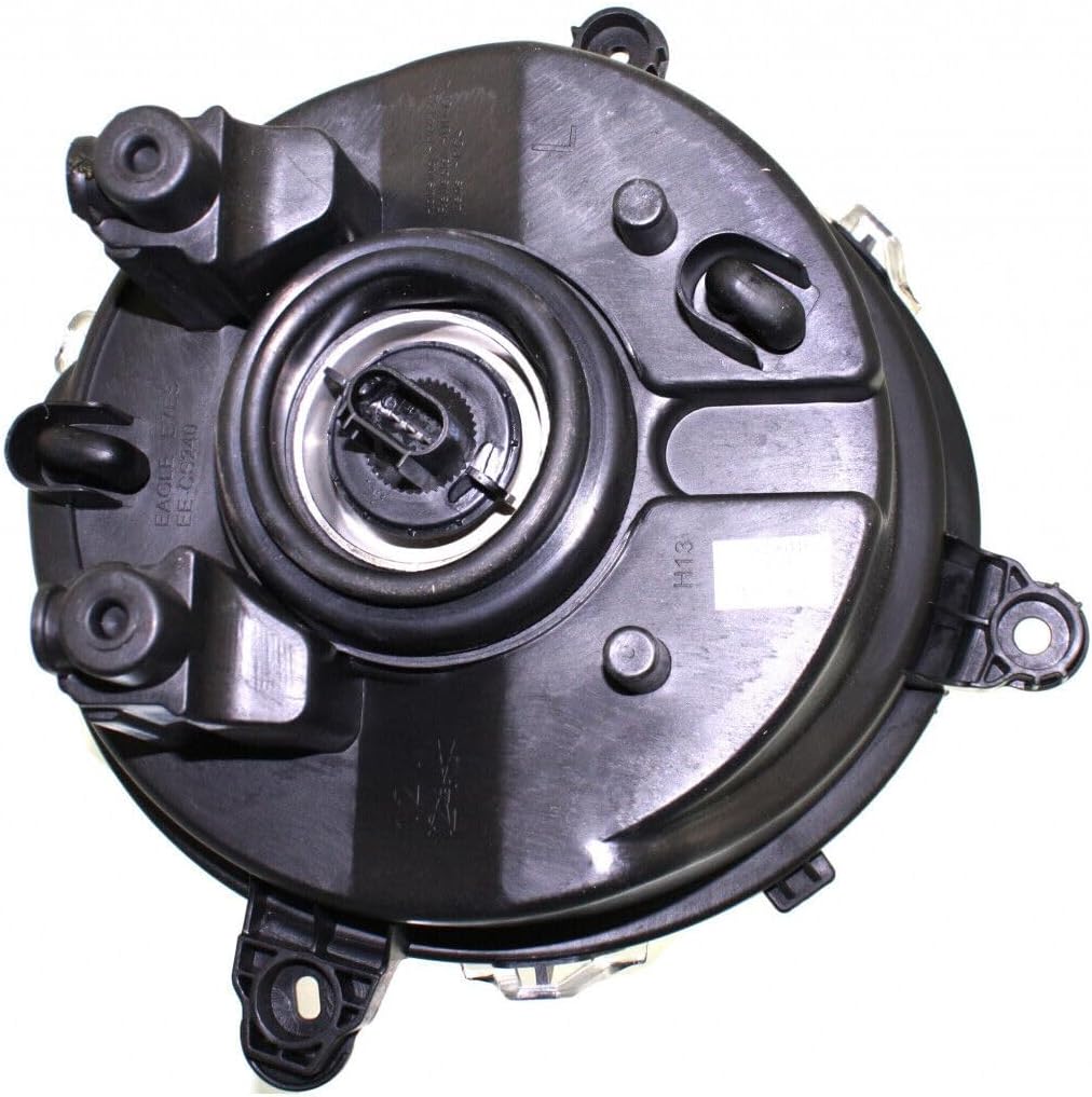 Replacement For Jeep 2007/2010 Compass - 2007/2016 Patriot Headlight Assembly with Bulb, CAPA Certified, Left/Driver Side, Partslink CH2502176C/ 5303843AB/AE / 114-01002L/‎114-0100