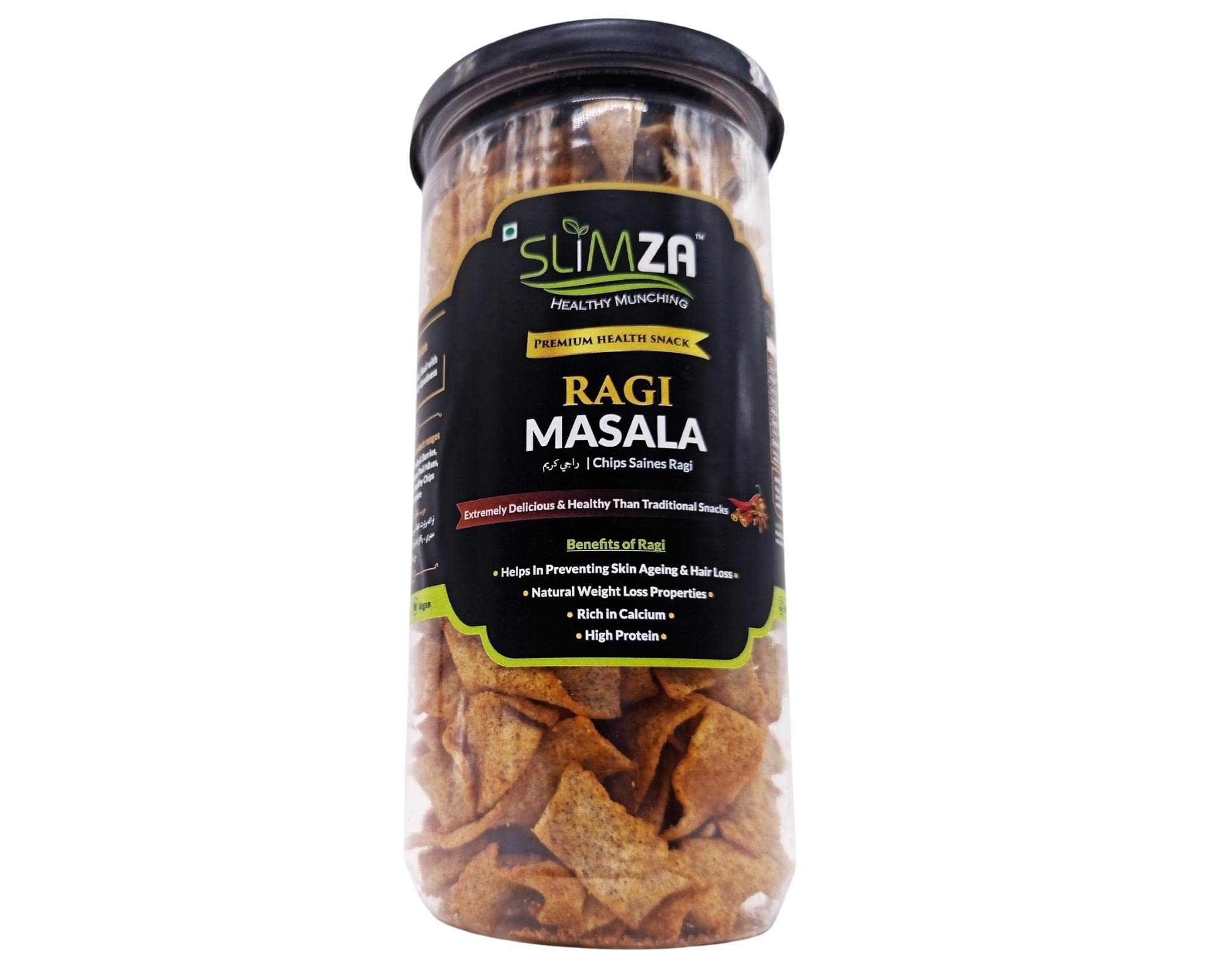 Slimza Healthy Premium Ragi Masala (150gm) | High Protein, Fiber | Low fat, Weight loss | Diet Food snack | No Preservative | Vegan | Gluten-free | For Kids, Adult (B09ZVL97W4) Amazon Price History, Amazon Price Tracker