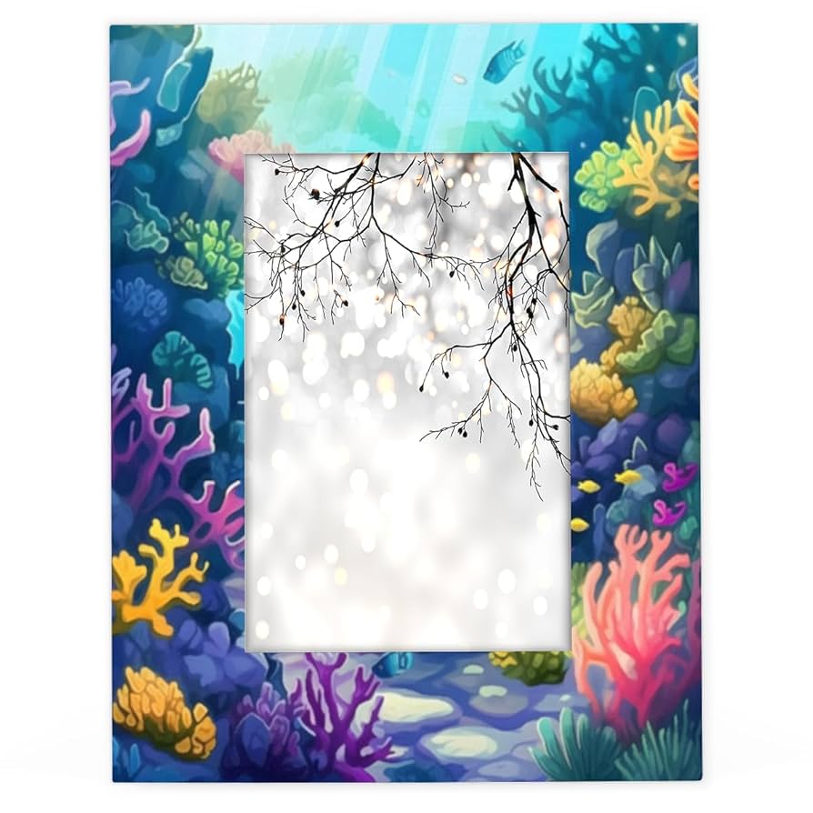 Amazon.com - Funky Qiu 4x6 Picture Frame Ocean Seaworld