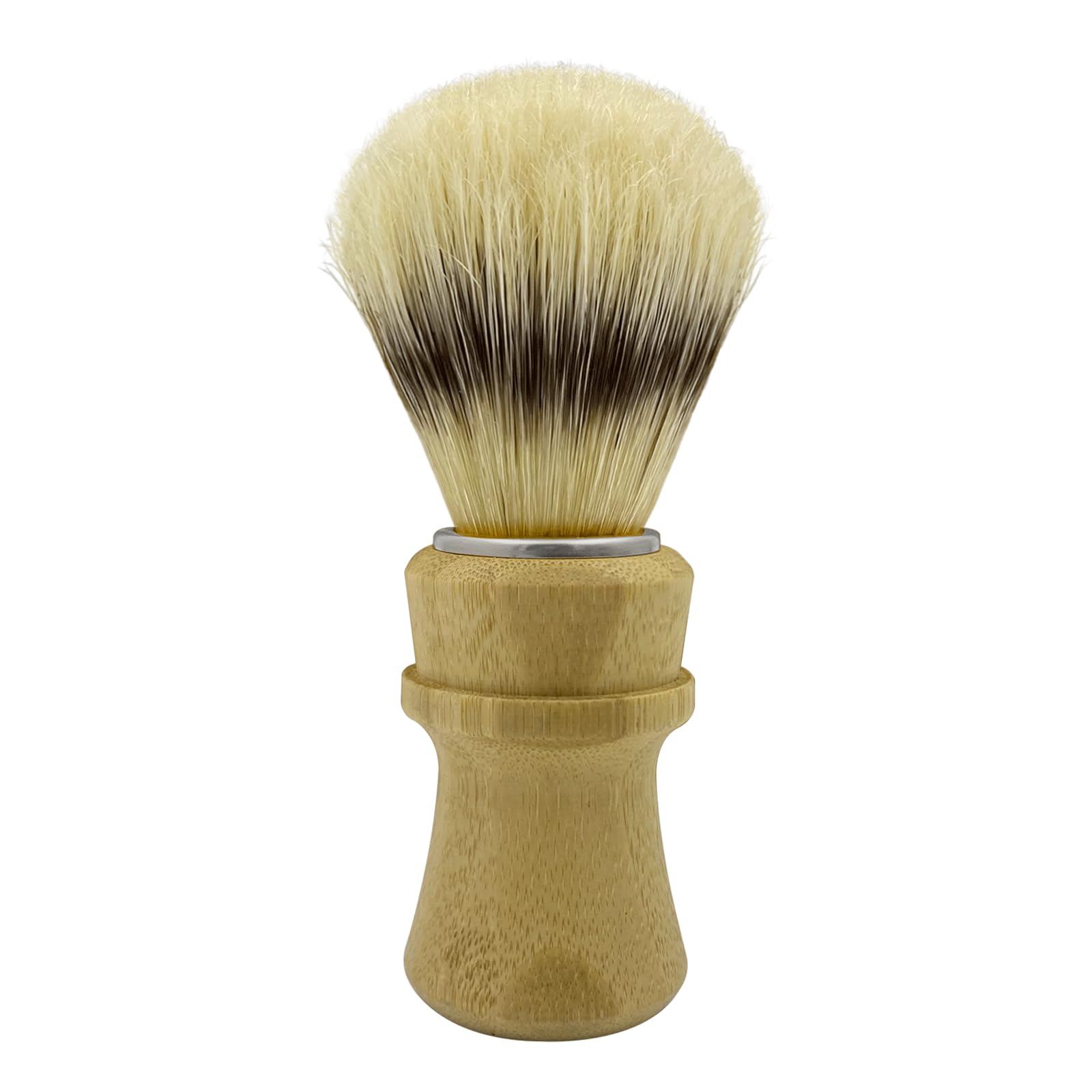 KIKC Hand Crafted Pure Boar Bristle Shaving Brush for Wet Shave, Comfortable Bamboo Handle, Shaving Brushes for Men,Soft Bristle, Best Gift for Bearded Man