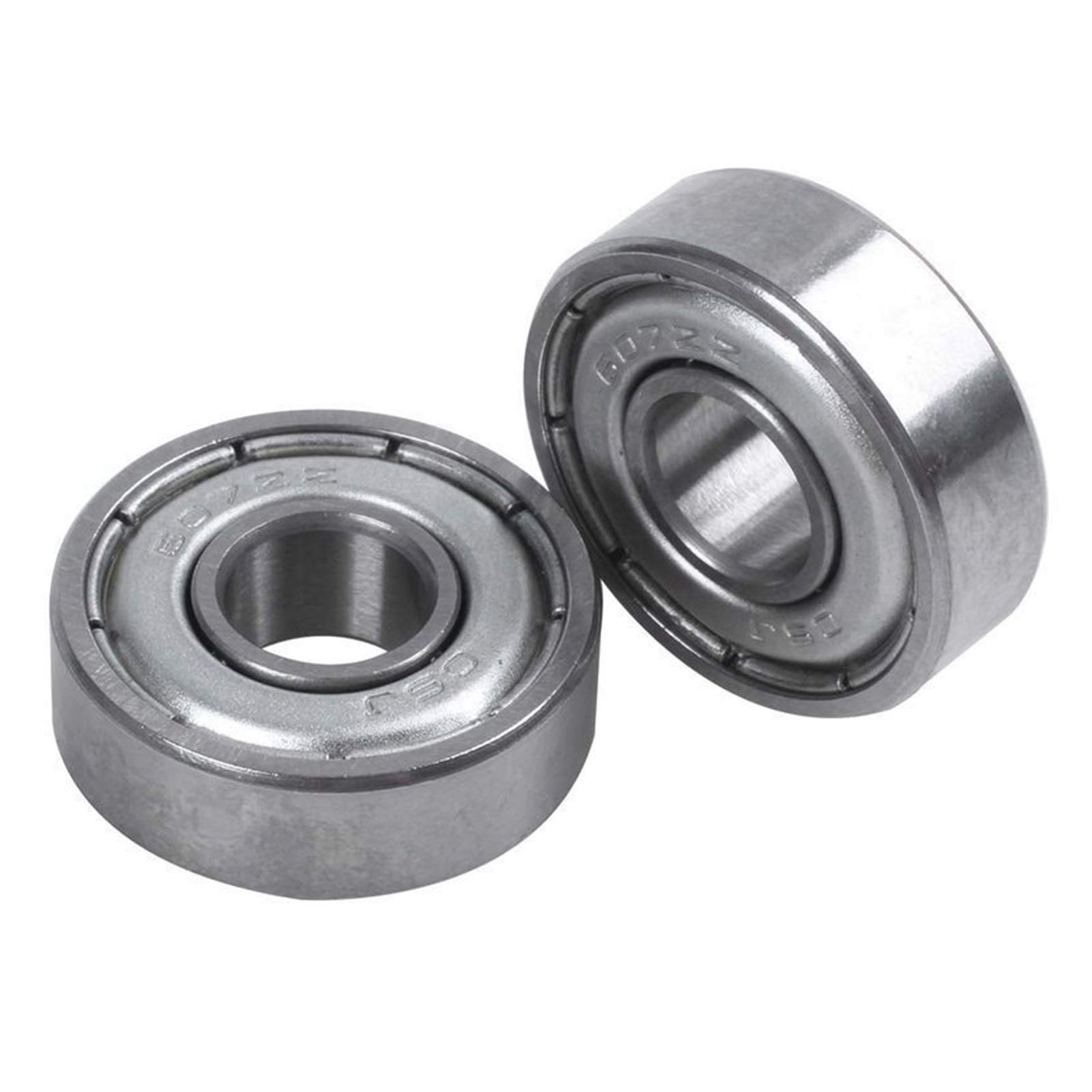 HYUJNAFZR 10pcs Deep Groove Bearings, Type 607Z, Mainly Used for Rail Linear Motion System, 3D Printer Parts, Industrial Automation Equipment, Etc