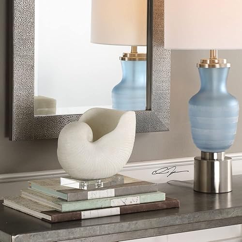 Miniatura 2 de Uttermost Escultura de piedra granular de concha Nautilus de 11" de ancho