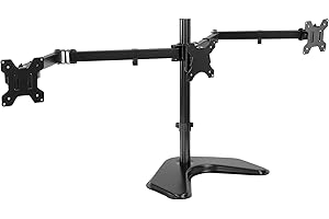 Mount-It! Triple Monitor Stand: Transform Your Workspace with Seamless Multi-Monitor Ergonomics