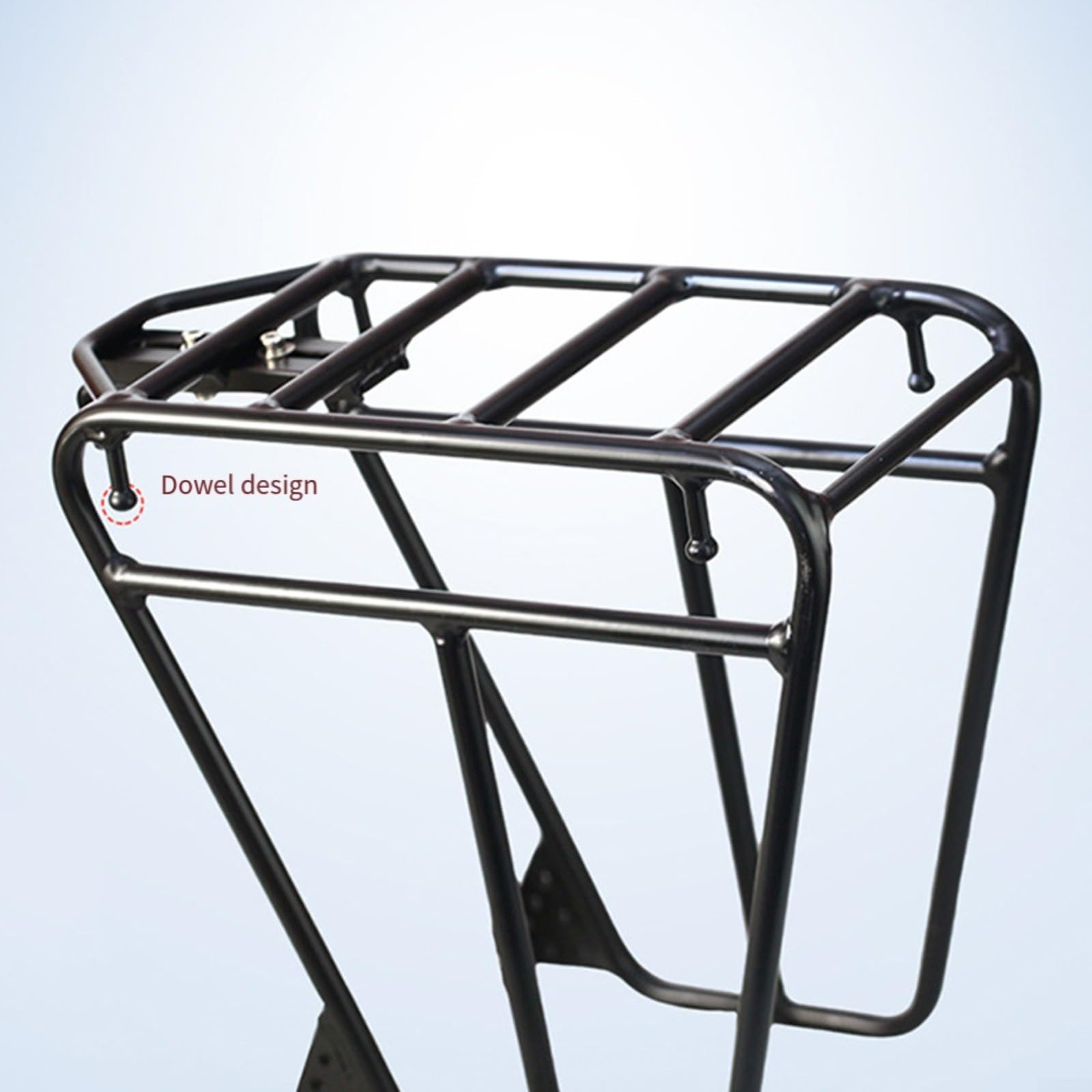 Porte-bagages avant pour VTT - Porte-bagages réglable - 30 x 28 x 14 cm