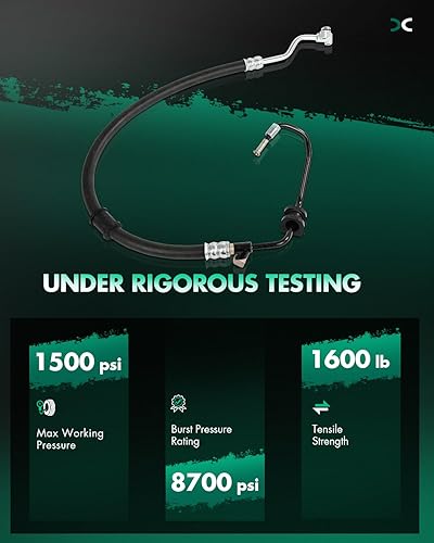 Miniatura 10 de SCITOO Manguera de presión de manguera de dirección para Honda Odyssey V6 3.5L 1999 2000 2001 2002 2003 2004 Reemplazar #53713-S0X-A02