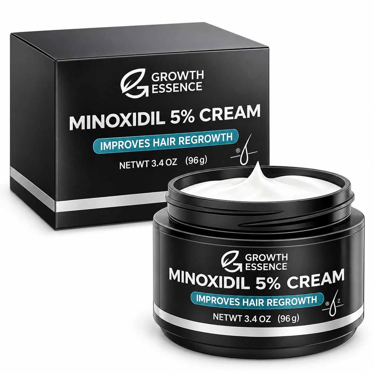 Amazon.com: Growth Essence Minoxidil 5% Cream with Biotin