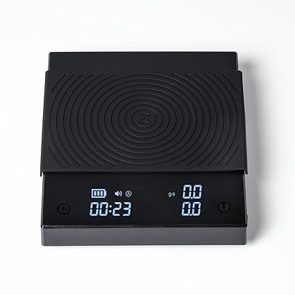 TIMEMORE タイムモア コーヒー スケール Basic 2.0 高精度 ドリップスケール 自動モード 充電式 計量器 デジタルはかり キッチンスケール 0.1g/2kg 日本語説明書付き - 新モデル, ブラック
