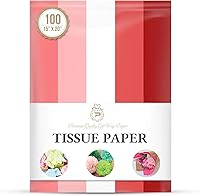 Vista 6 de Papel de seda descartable color azul agua, 15x20 pulgadas, 100 hojas.