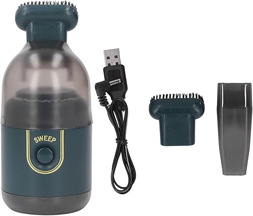 Miniatura 6 de Zerodis Mini aspiradora, ergonómica desmontable multiusos, aspiradora de teclado USB fácil de escritorio para PC portátil escritorio (verde)