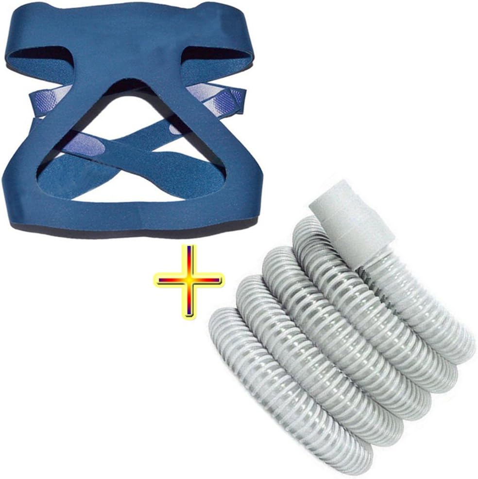 Prizemall Universal CPAP Headgear Headband + Household CPAP Tubing Hose Tube 1.8m/6ft, 22mm for ResMed S9 Breathing Machine Healthy Sleep