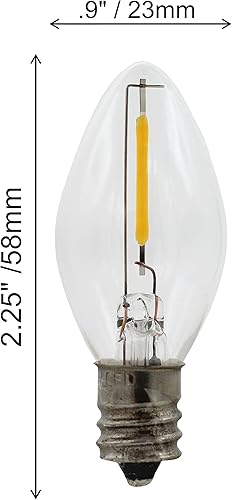 Miniatura 10 de Creative Hobbies® Cable de lámpara de repuesto de una sola luz para casa de pueblo de Navidad, incluye bombilla LED, 1 paquete