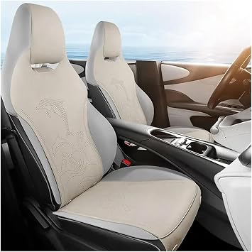 Car Seat cover Compatible For BYD Dolphin 2023 Breathable Comfortable Four Seasons Universal Auto Full Seats cushion4PCS YELLOW