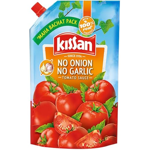 Kissan Tomato Sauce No-Onion No-Garlic 450G