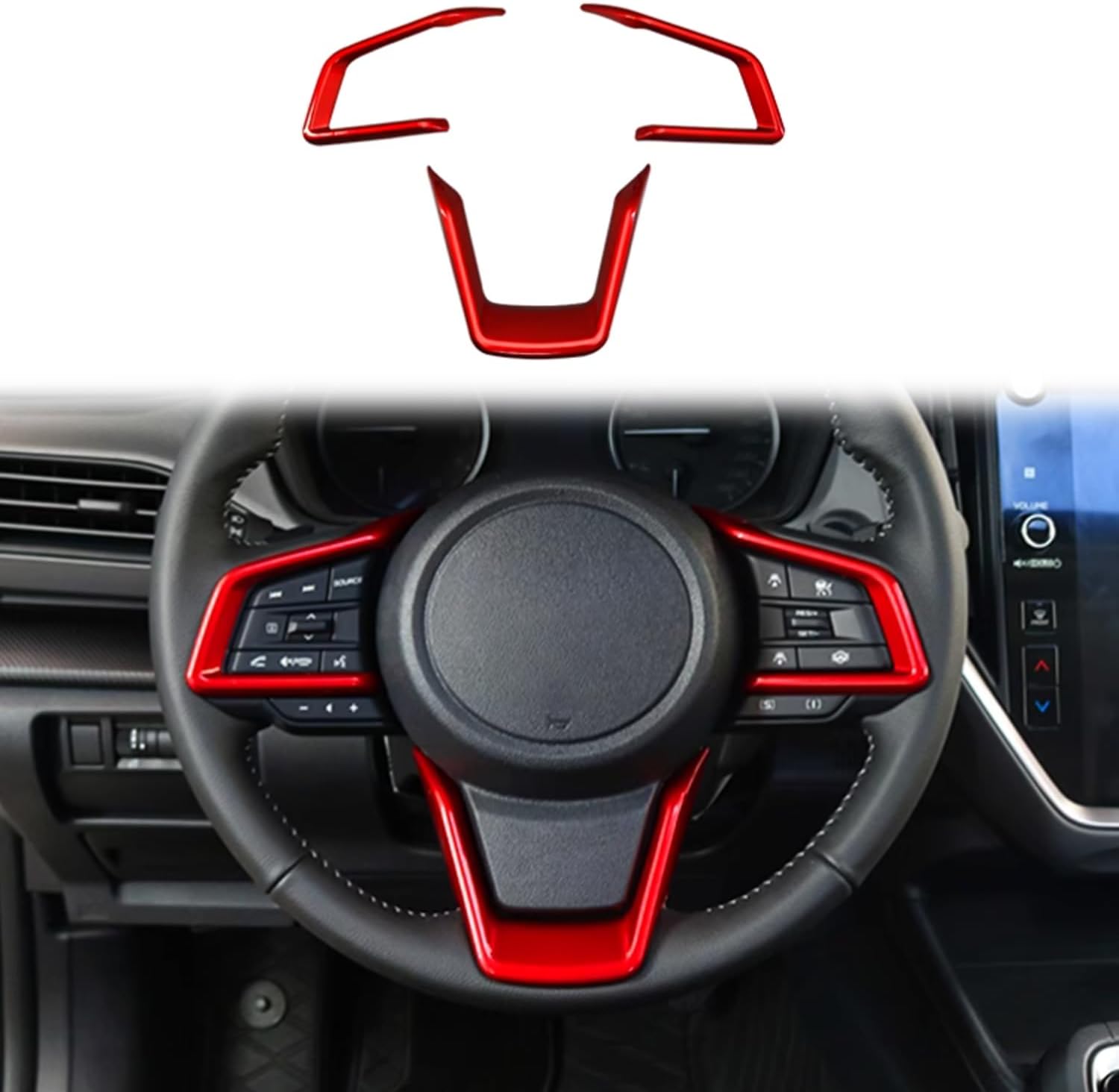 XYHGM Steering Wheel Cover Trims for 20182024 Subaru