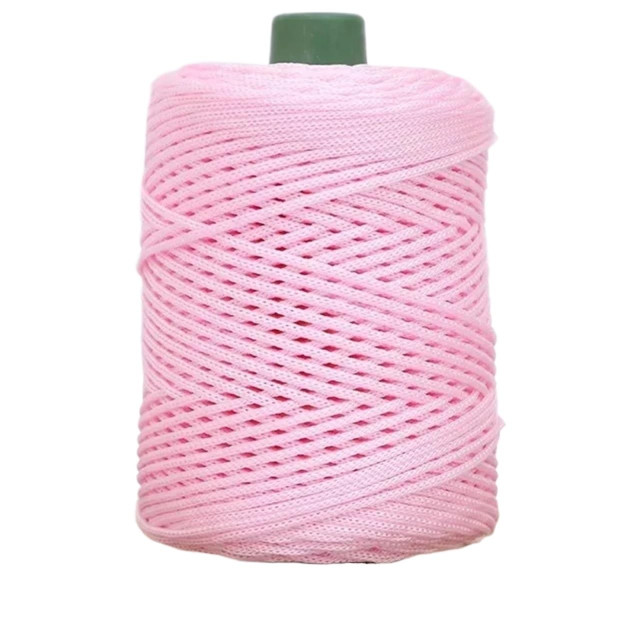 Fil creux en polyester pour macramé et suspensions bohèmes d'intérieur