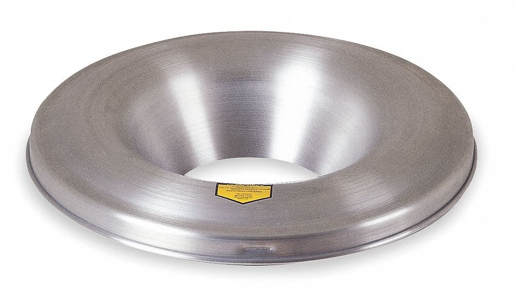 Justrite 26555 Cease-Fire Aluminum Head, 24" OD, For 55 Gallon Drum