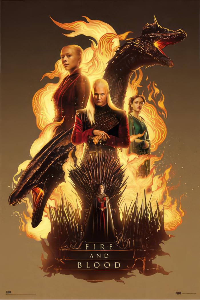 House Targaryen Poster Review: Fire and Blood Decor