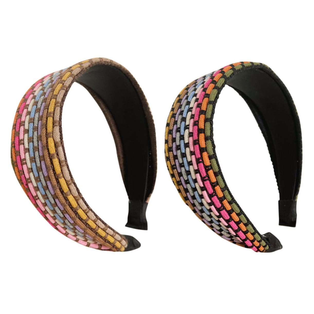 FRCOLOR 4 Piezas Diadema de ala ancha diademas femeninas bandas anchas para la cabeza diademas de niñas hair band bandana diademas decorativas delicados aros para el cabello tela