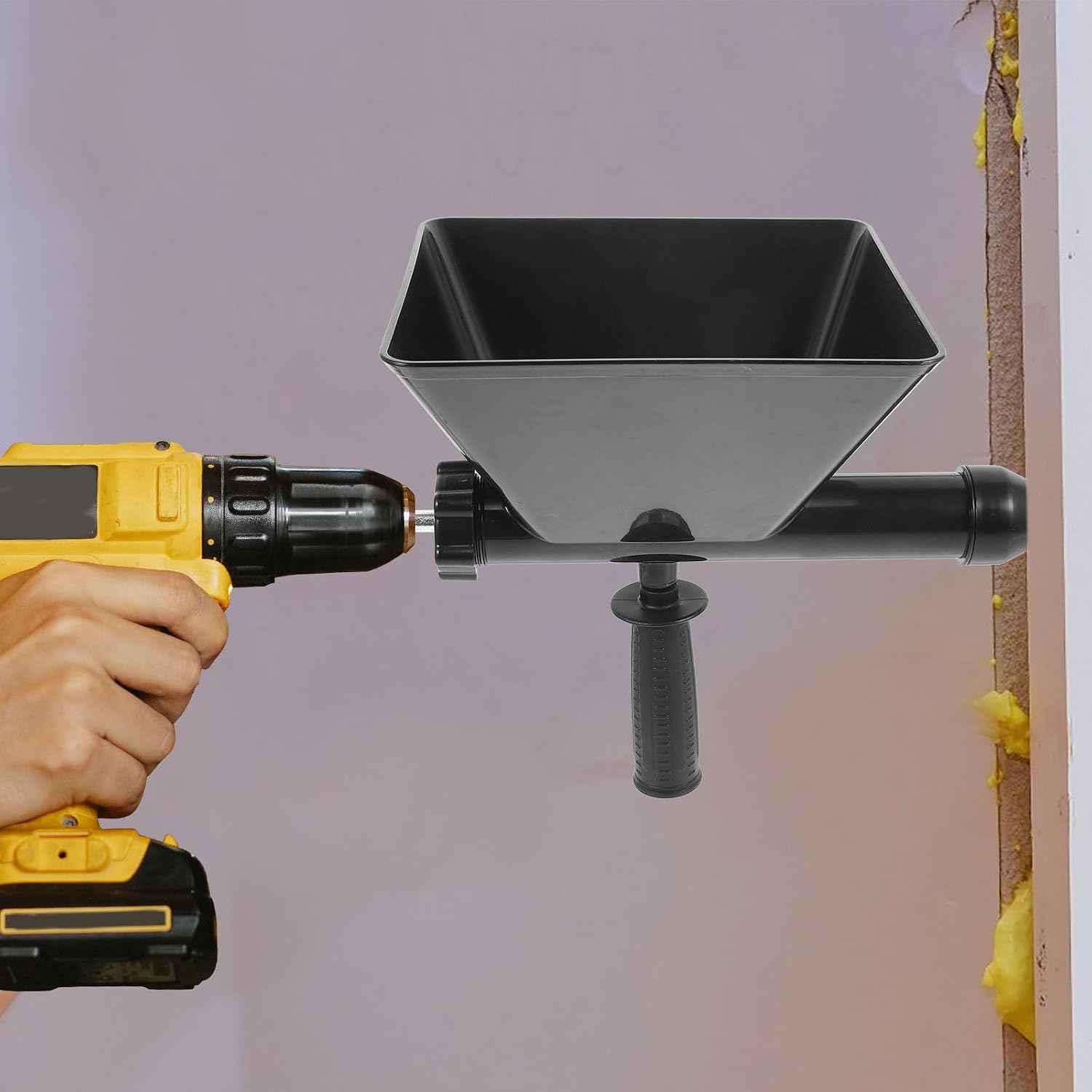 Kichvoe Electric Grouting Sprayer Applicator for Cement Grout with Adjustable Speed and Fully Automatic Operation, Nylon and Stainless Steel Construction for Caulking and Grouting Tasks