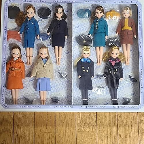 キャビンアテンダントりかちゃん8体セット キャビンアテンダント