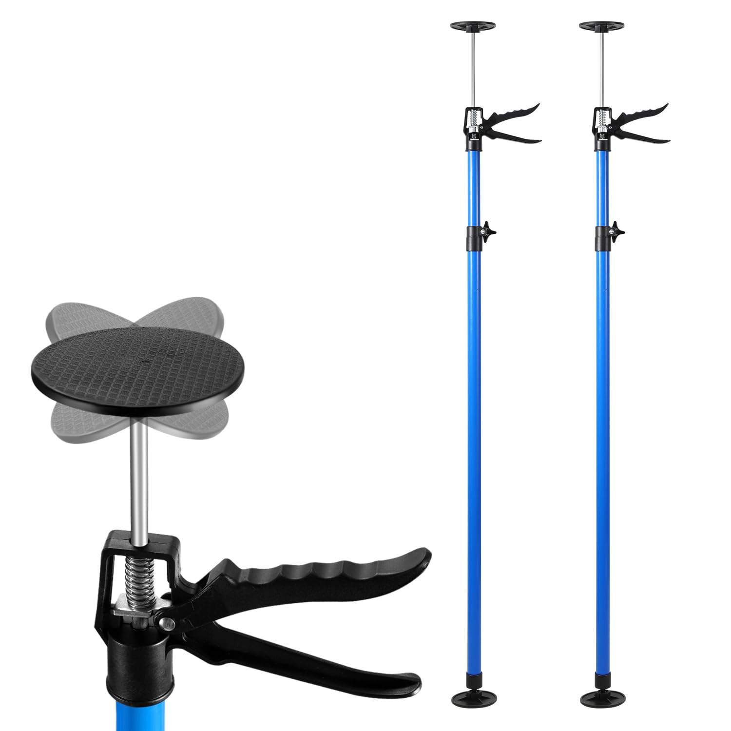 Daromigo Supporto da soffitto, supporto di montaggio fino a 50 kg, supporto telescopico fino a 45°, supporto di montaggio 115-290 cm, supporto per pareti, soffitti, supporti regolabili in altezza,