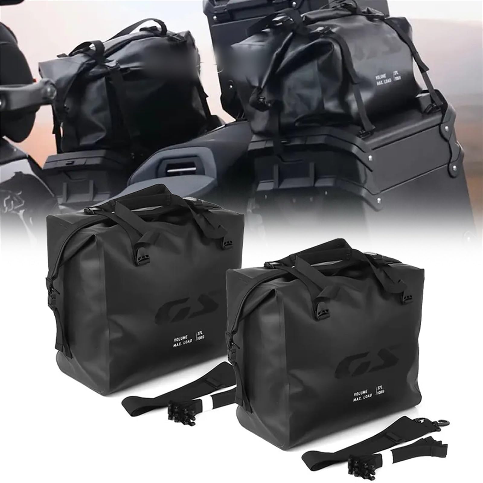 Sac intérieur R1300GS ADV étanche de 37L pour bagages de moto en aluminium