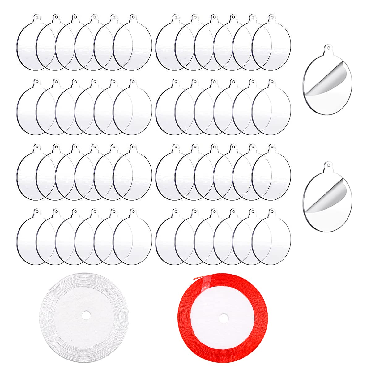Rondelles acryliques de 7,6 cm pour sublimer votre sapin de Noël fait maison
