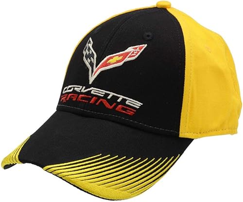 Miniatura 3 de C7 Corvette Racing - Gorro de paseo afilado amarillo y negro, Amarillo