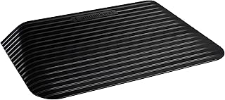 3.5" Rise Threshold Ramps Doorway, Wheelchair Ramp with Non-silp Surface, 4400 LBS Capacity, Solid